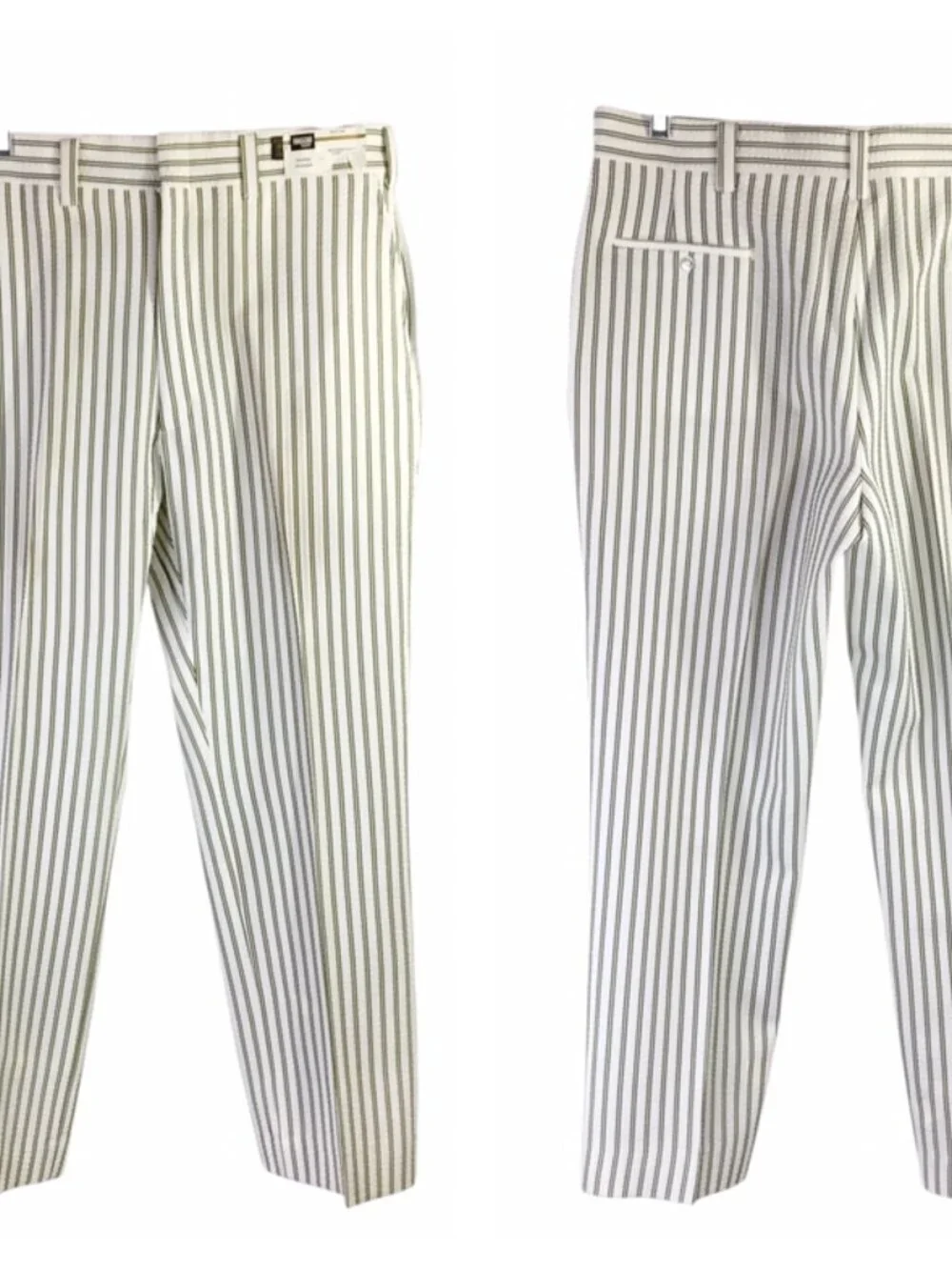 Vintage Haggar Seersucker Men's Pants NWT Stretch Textured 38 X 29 Polyester NOS